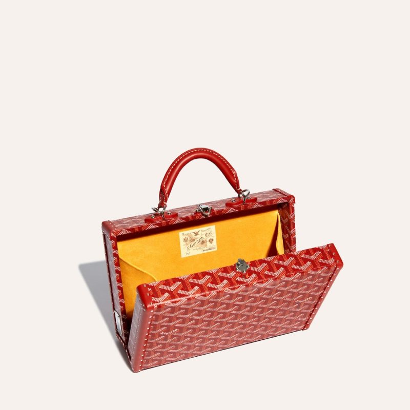 Goyard Grand H?tel Trunk Bag Red - Image 4