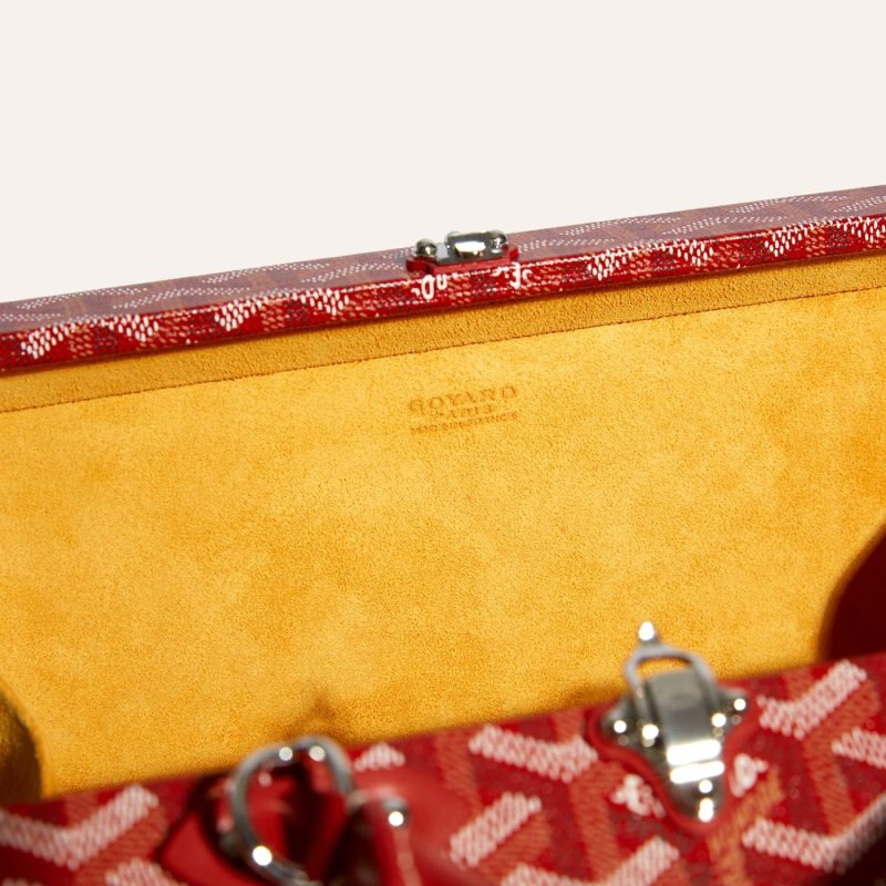 Goyard Grand H?tel Trunk Bag Red - Image 5