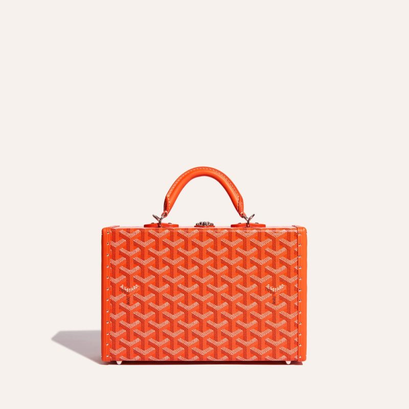 Goyard Grand H?tel Trunk Bag Orange - Image 2