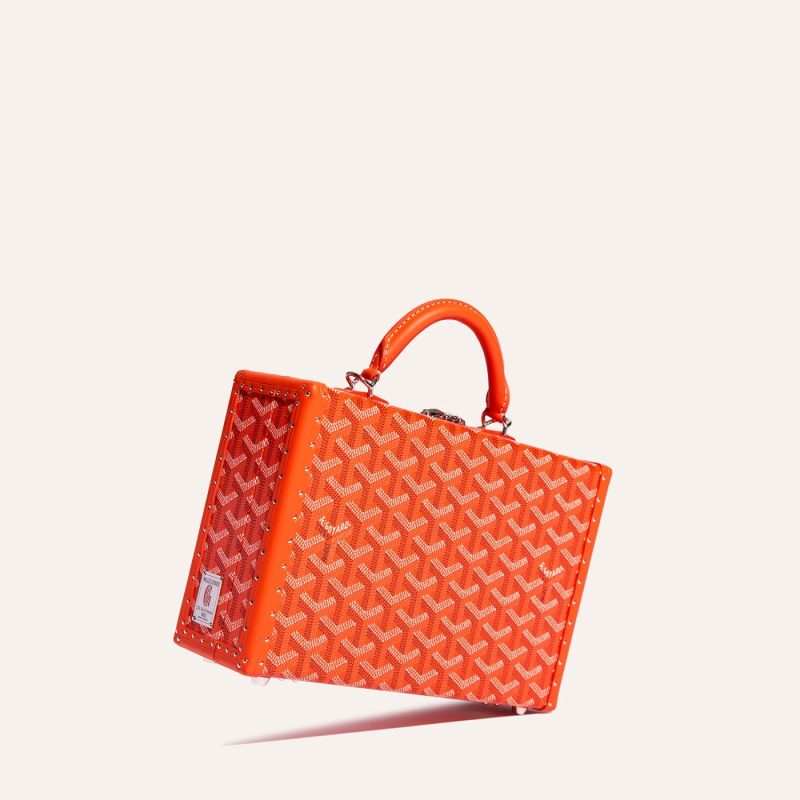 Goyard Grand H?tel Trunk Bag Orange - Image 3