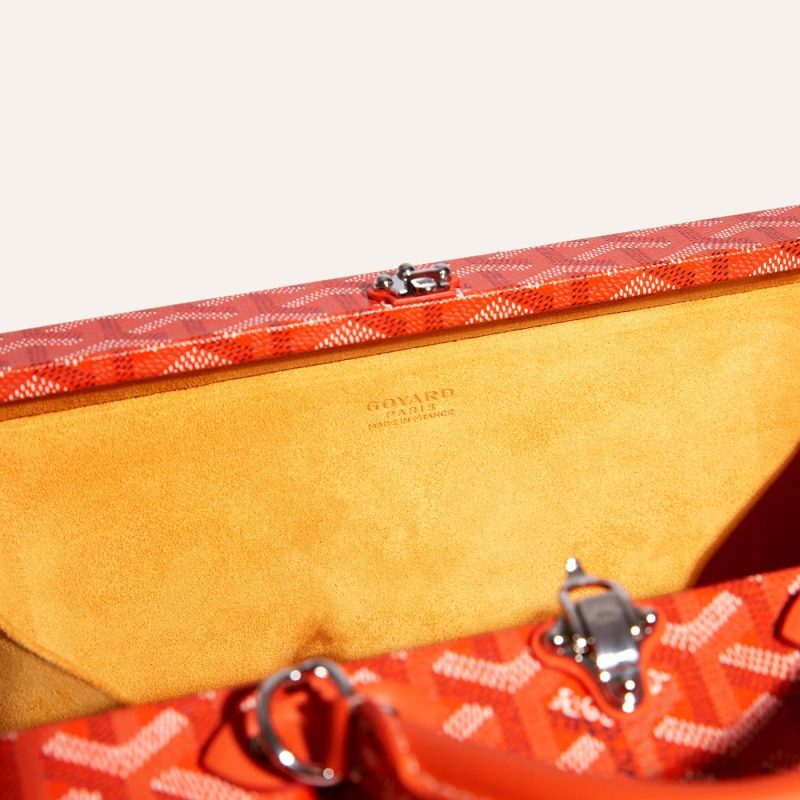 Goyard Grand H?tel Trunk Bag Orange - Image 5