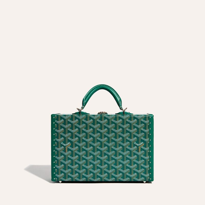 Goyard Grand H?tel Trunk Bag Green - Image 2