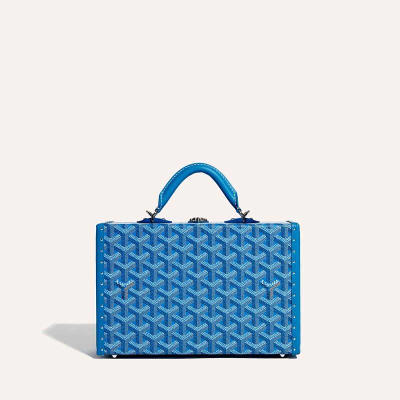 Goyard Grand H?tel Trunk Bag Sky Blue - Image 2
