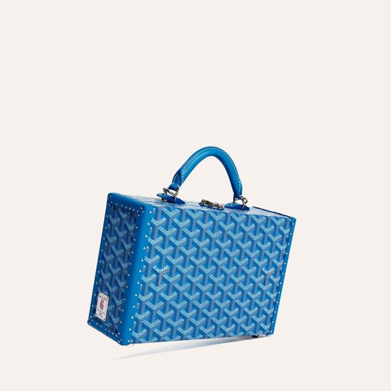 Goyard Grand H?tel Trunk Bag Sky Blue - Image 3