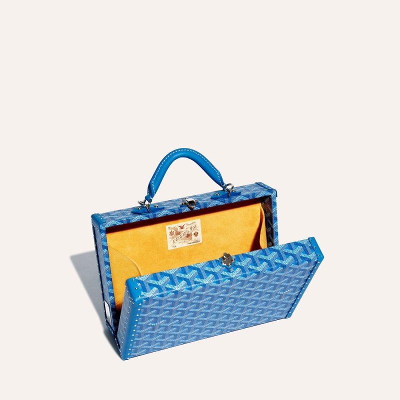 Goyard Grand H?tel Trunk Bag Sky Blue - Image 4