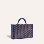 Goyard Grand H?tel Trunk Bag Navy Blue