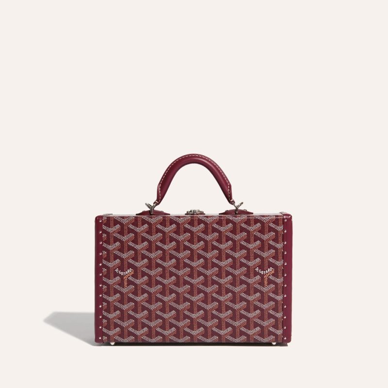 Goyard Grand H?tel Trunk Bag Burgundy - Image 2