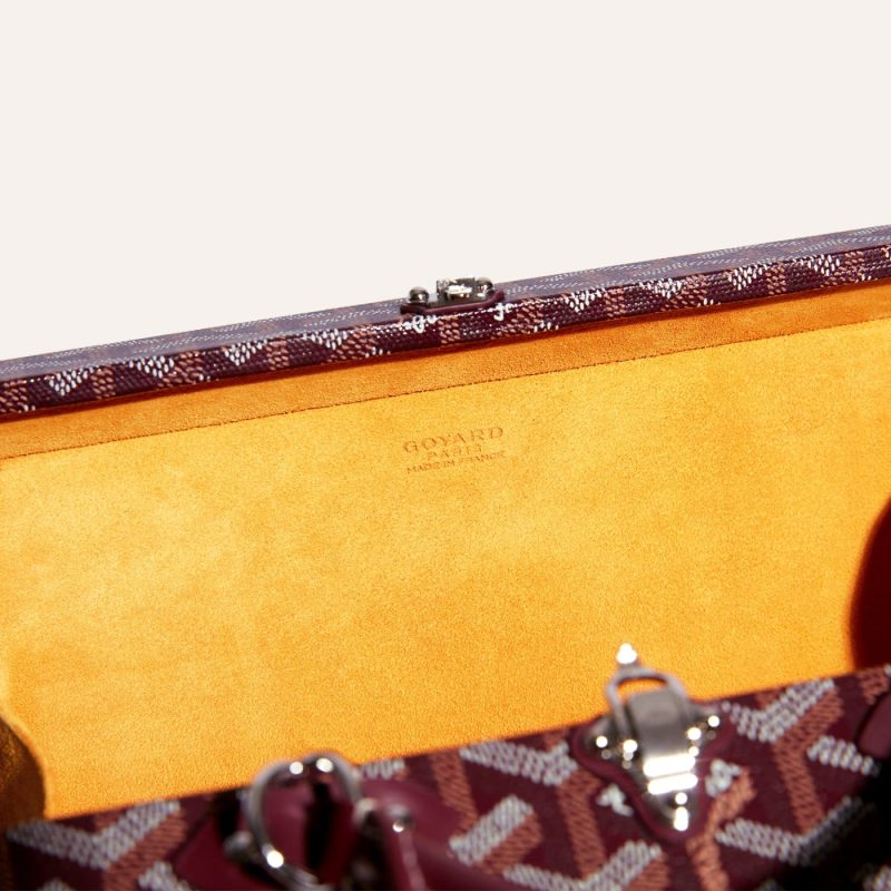 Goyard Grand H?tel Trunk Bag Burgundy - Image 5
