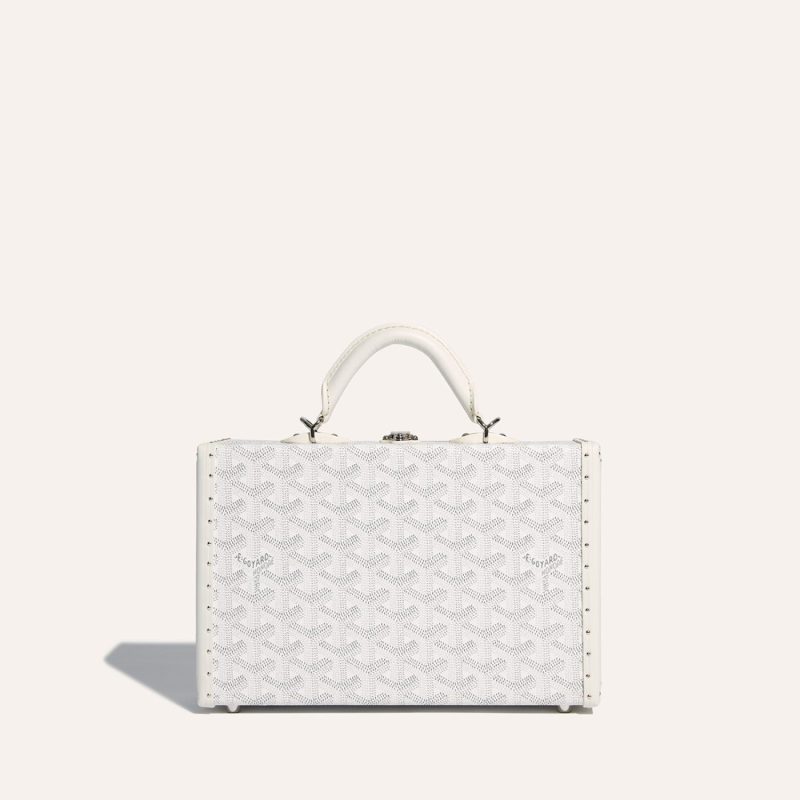 Goyard Grand H?tel Trunk Bag White - Image 2