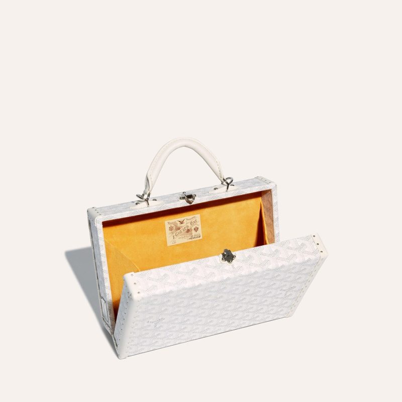 Goyard Grand H?tel Trunk Bag White - Image 4