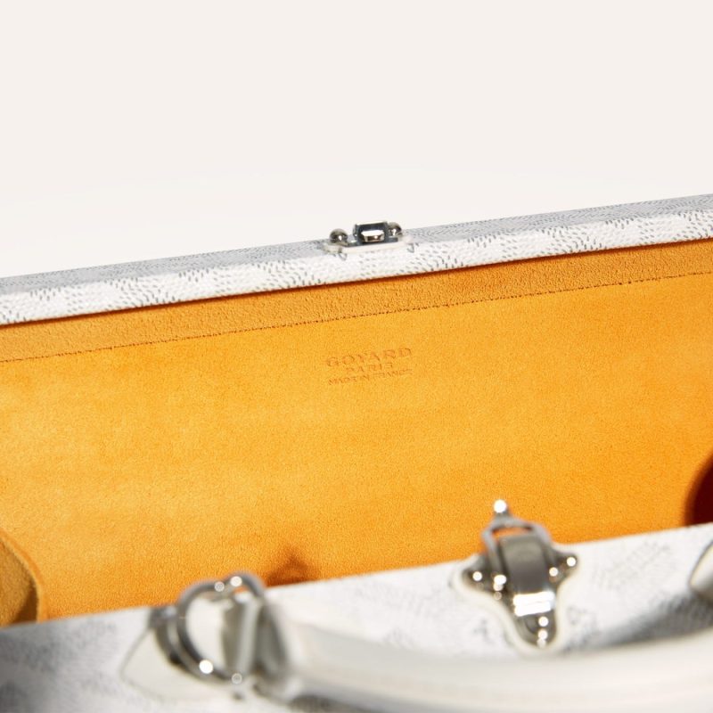 Goyard Grand H?tel Trunk Bag White - Image 5