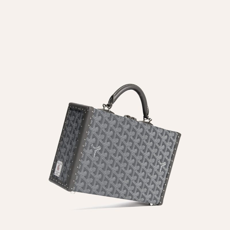 Goyard Grand H?tel Trunk Bag Grey - Image 3