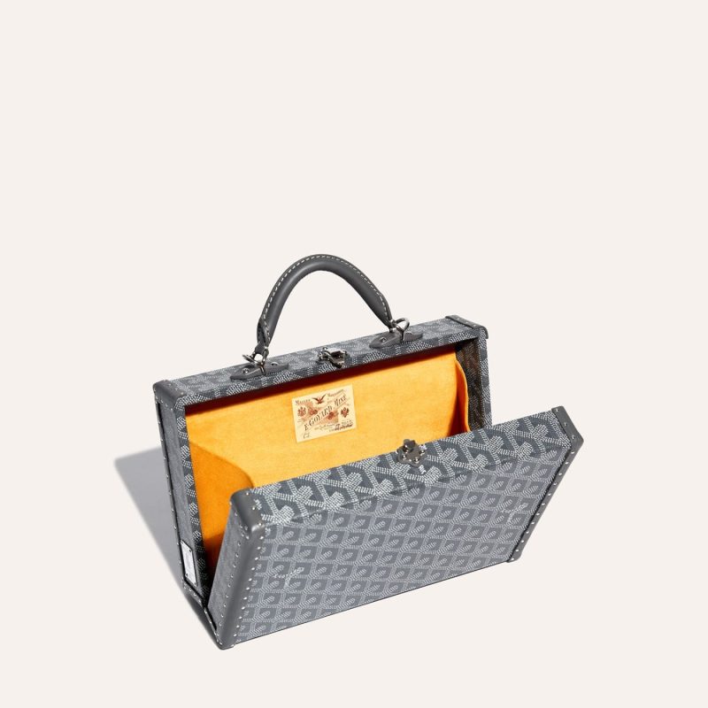 Goyard Grand H?tel Trunk Bag Grey - Image 4