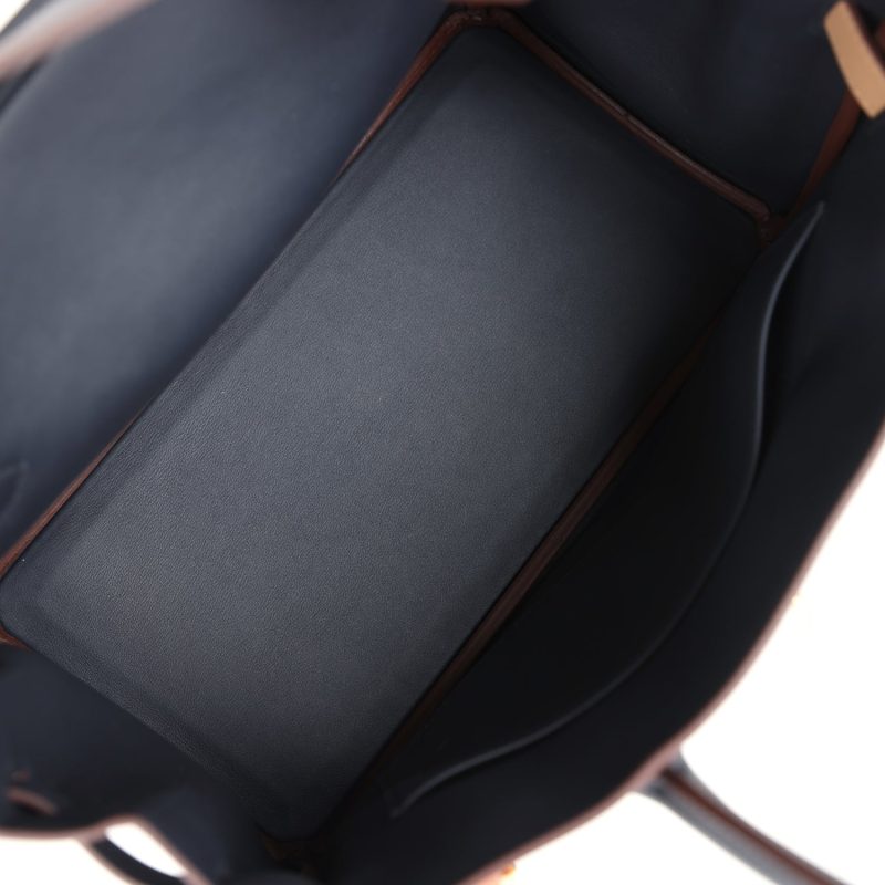 Hermes Colormatic Birkin 30 Caban, Black and Chai Swift Gold Hardware - Image 7