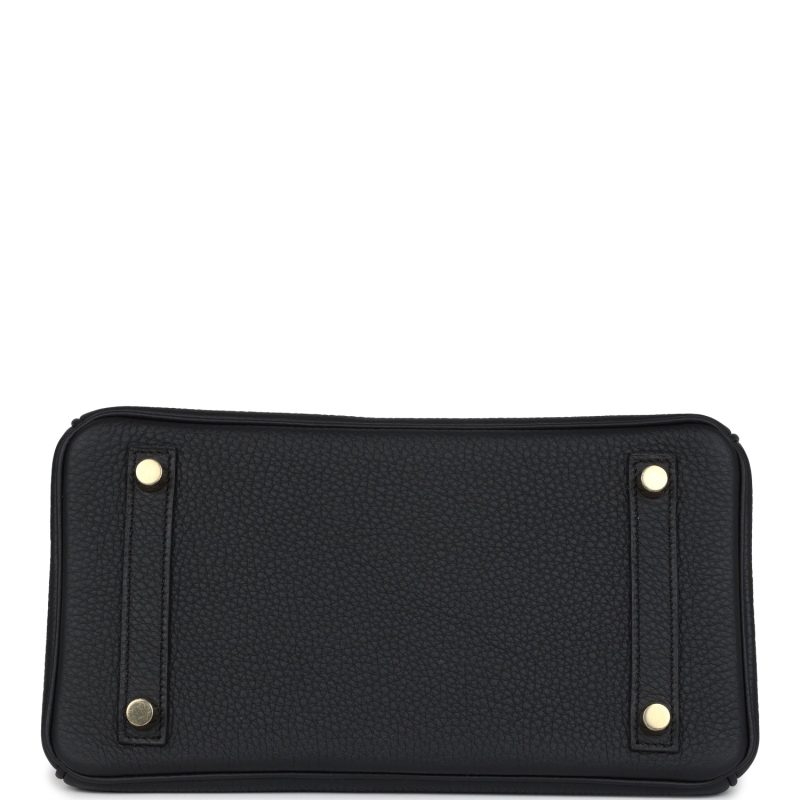 Hermes Birkin 25 Black Verso Togo Gold Hardware - Image 5