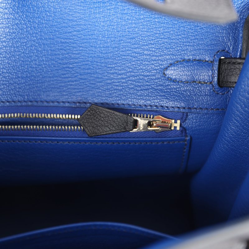 Hermes Birkin 25 Black Verso Togo Gold Hardware - Image 8