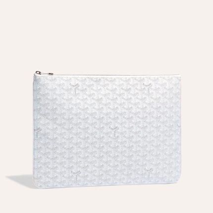 Goyard Senat MGM Pouch White