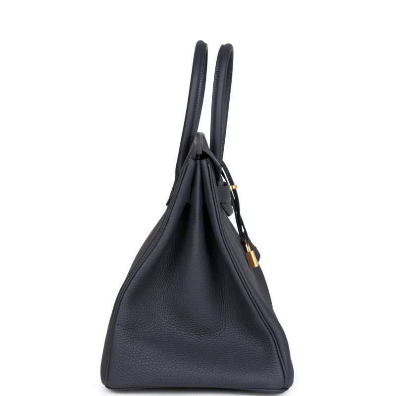 Hermes Birkin 35 Ardoise Togo Gold Hardware - Image 3