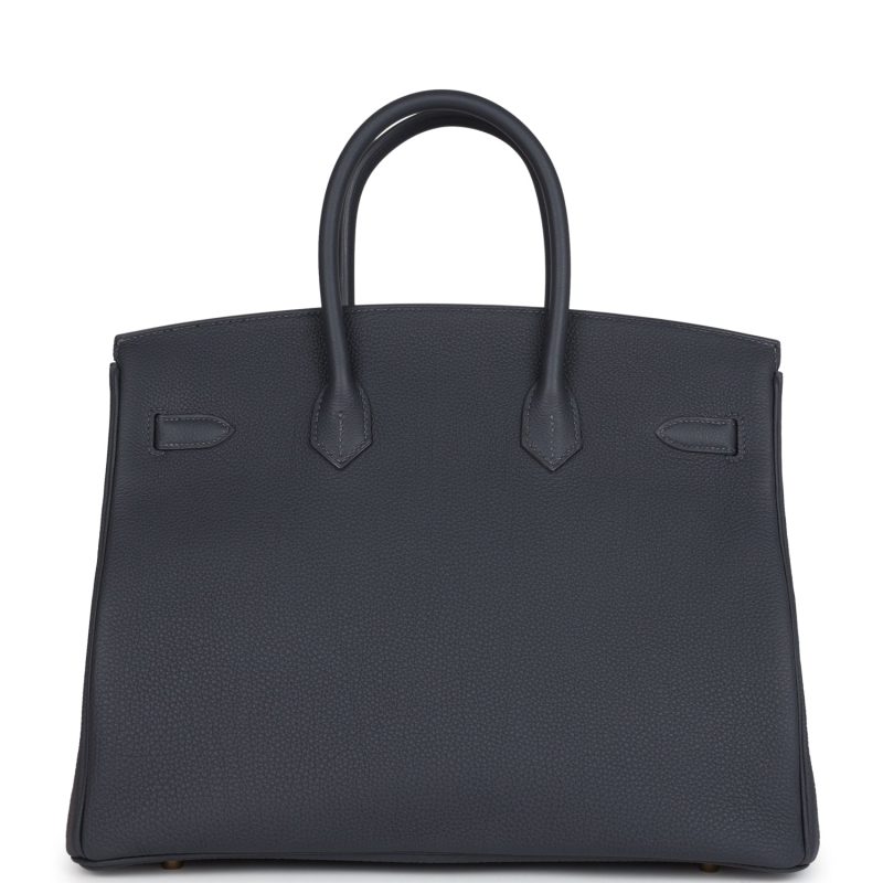Hermes Birkin 35 Ardoise Togo Gold Hardware - Image 4