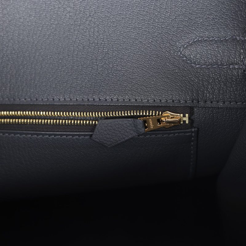 Hermes Birkin 35 Ardoise Togo Gold Hardware - Image 8