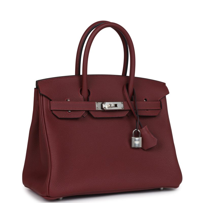 Hermes Birkin 30 Rouge H Togo Palladium Hardware - Image 2