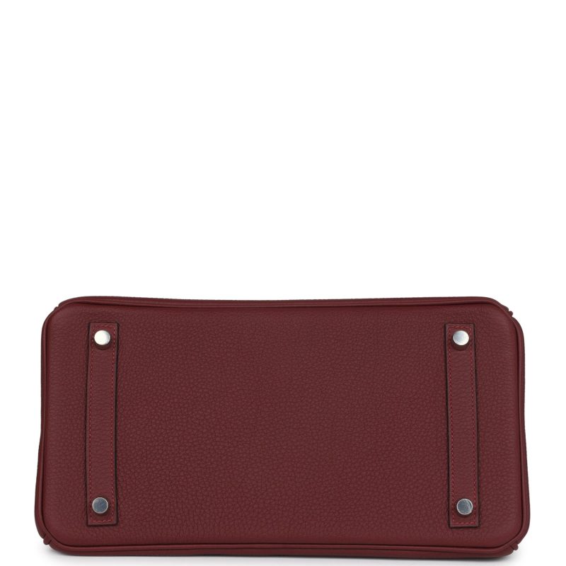 Hermes Birkin 30 Rouge H Togo Palladium Hardware - Image 5