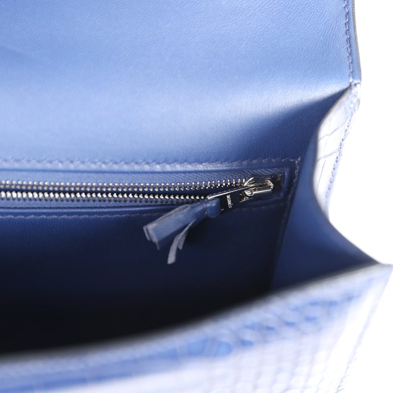 Hermes Constance 1-24 Bleu Saphir Matte Alligator Marquette Palladium Hardware - Image 9