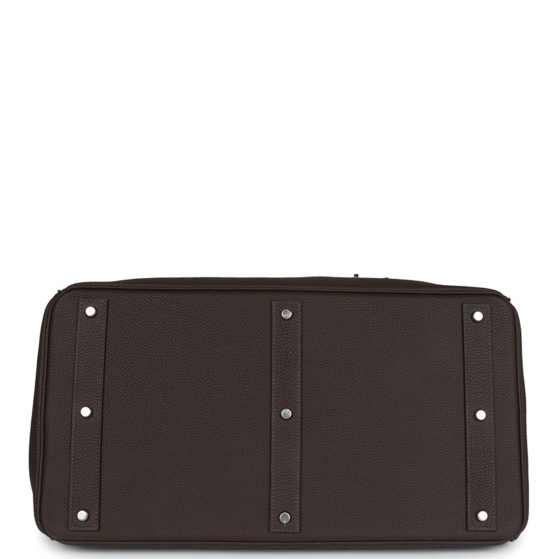 Hermes Multipockets Birkin HAC 50 Ecorce Togo Palladium Hardware - Image 5