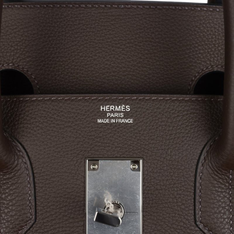 Hermes Multipockets Birkin HAC 50 Ecorce Togo Palladium Hardware - Image 6
