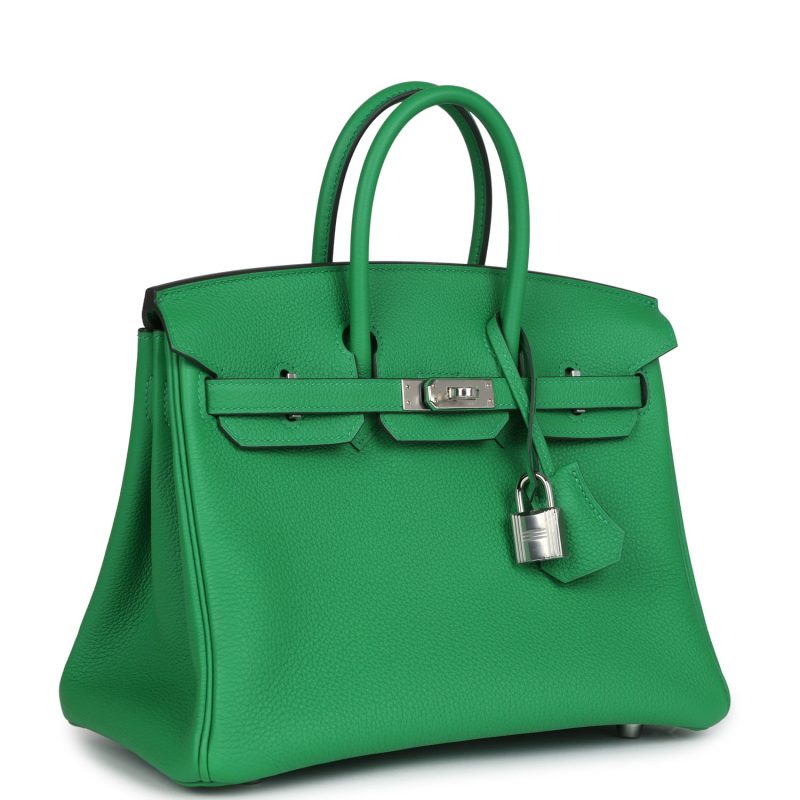 Hermes Birkin 25 Bambou Togo Palladium Hardware - Image 2