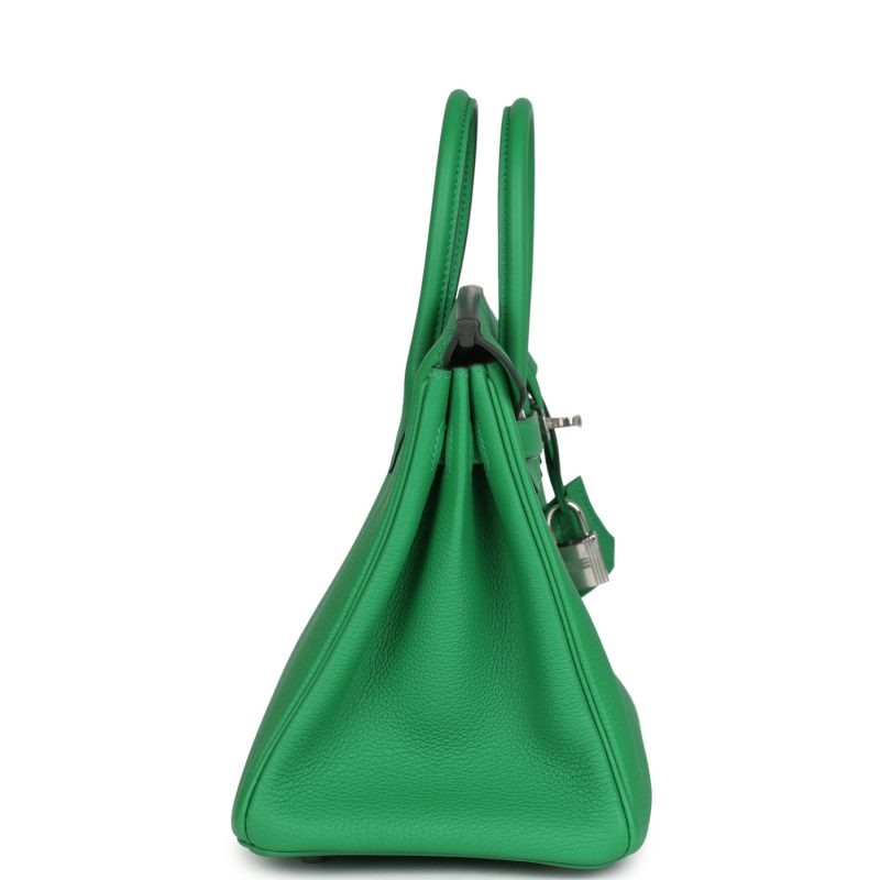 Hermes Birkin 25 Bambou Togo Palladium Hardware - Image 3