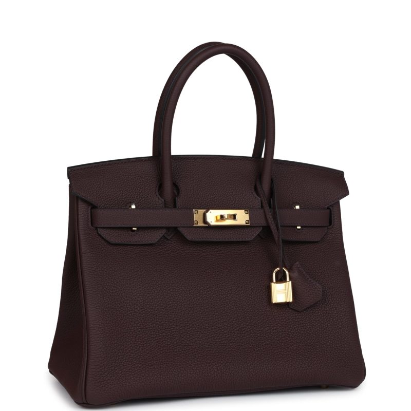 Hermes Birkin 30 Rouge Sellier Togo Gold Hardware - Image 2