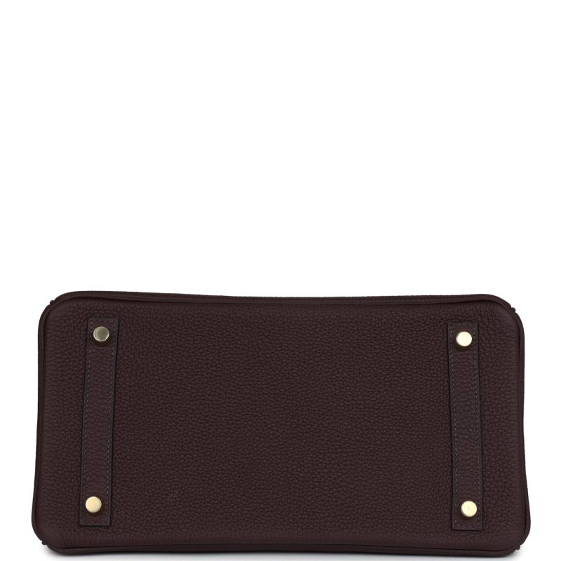Hermes Birkin 30 Rouge Sellier Togo Gold Hardware - Image 5