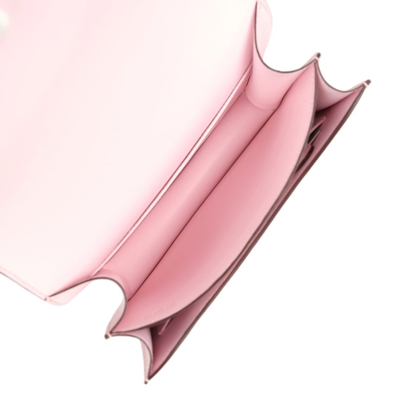 Hermes Constance 18 Rose Darling Chevre Mysore Palladium Hardware - Image 8
