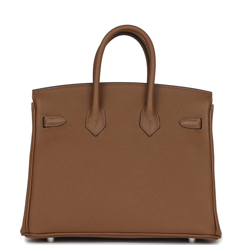 Hermes Birkin 25 Alezan Togo Palladium Hardware - Image 4