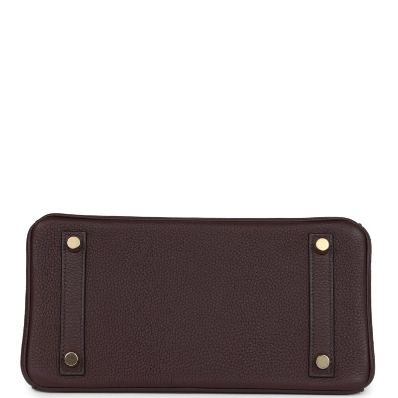Hermes Birkin 25 Rouge Sellier Togo Gold Hardware - Image 5
