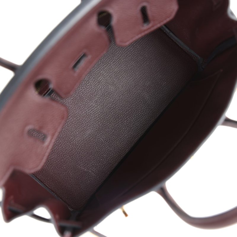 Hermes Birkin 25 Rouge Sellier Togo Gold Hardware - Image 7