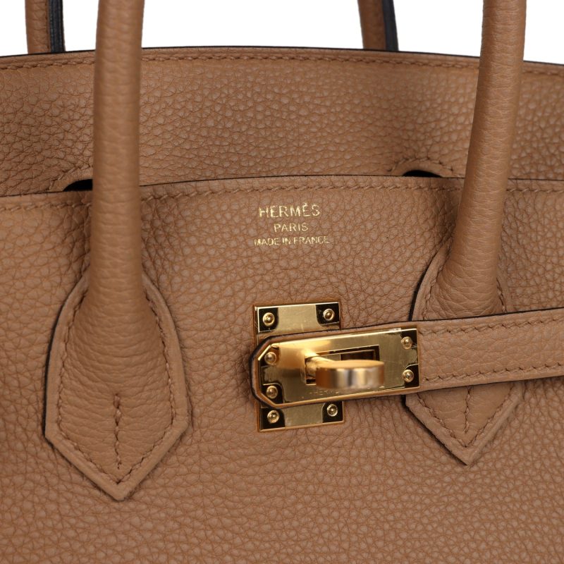 Hermes Birkin 25 Chai Togo Gold Hardware - Image 6