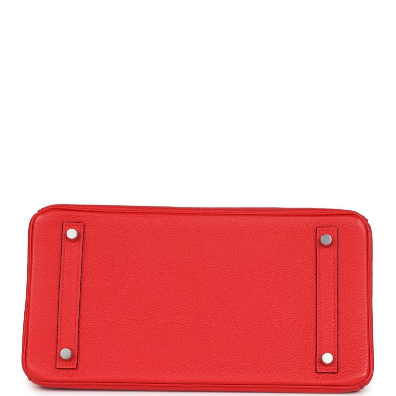 Hermes Birkin 30 Rouge de Coeur Togo Palladium Hardware - Image 5