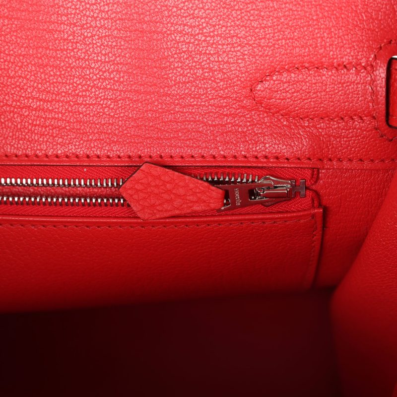 Hermes Birkin 30 Rouge de Coeur Togo Palladium Hardware - Image 8