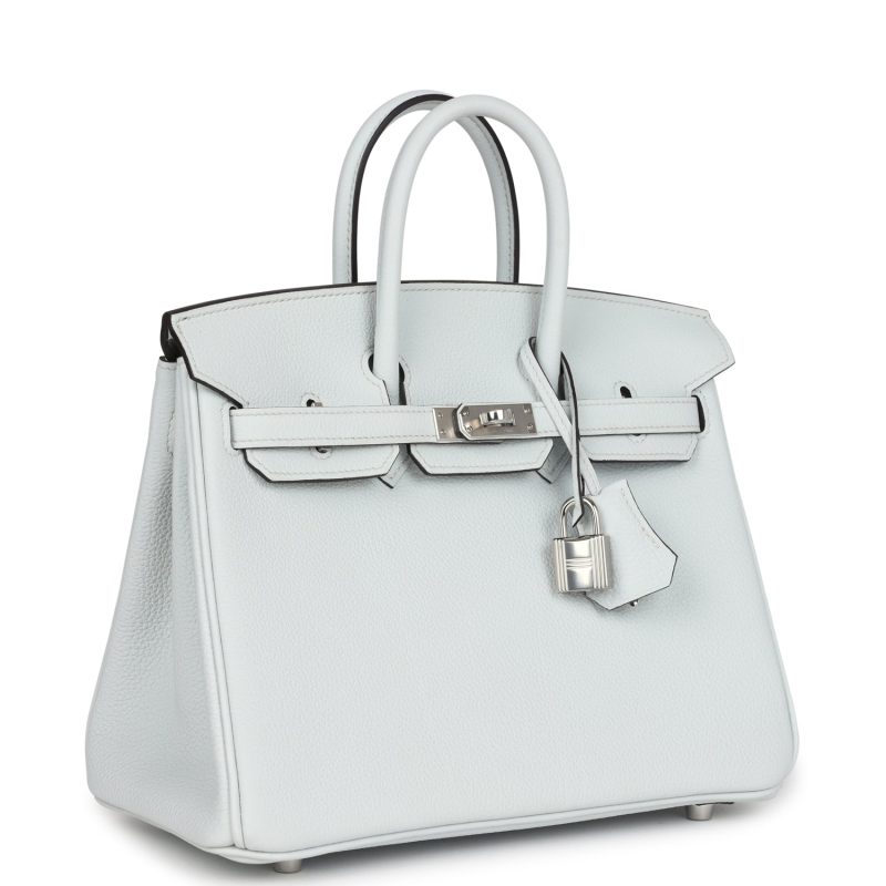 Hermes Birkin 25 Gris Platine Togo Palladium Hardware - Image 2