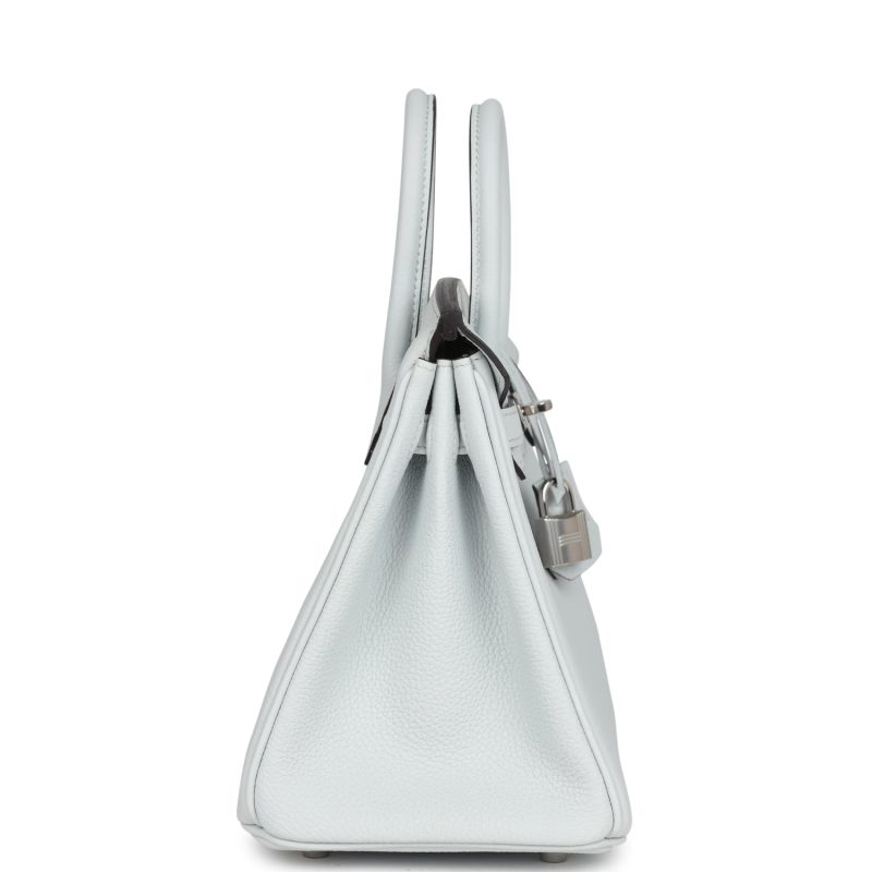 Hermes Birkin 25 Gris Platine Togo Palladium Hardware - Image 3