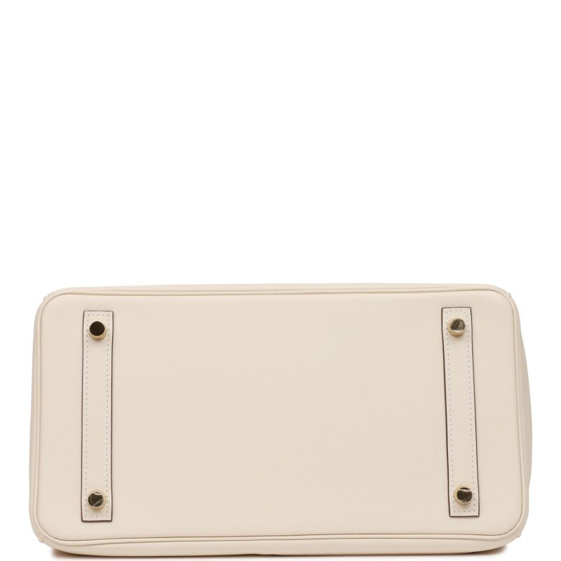 Hermes Colormatic Birkin 30 Nata, Chai and Cuivre Swift Gold Hardware - Image 5