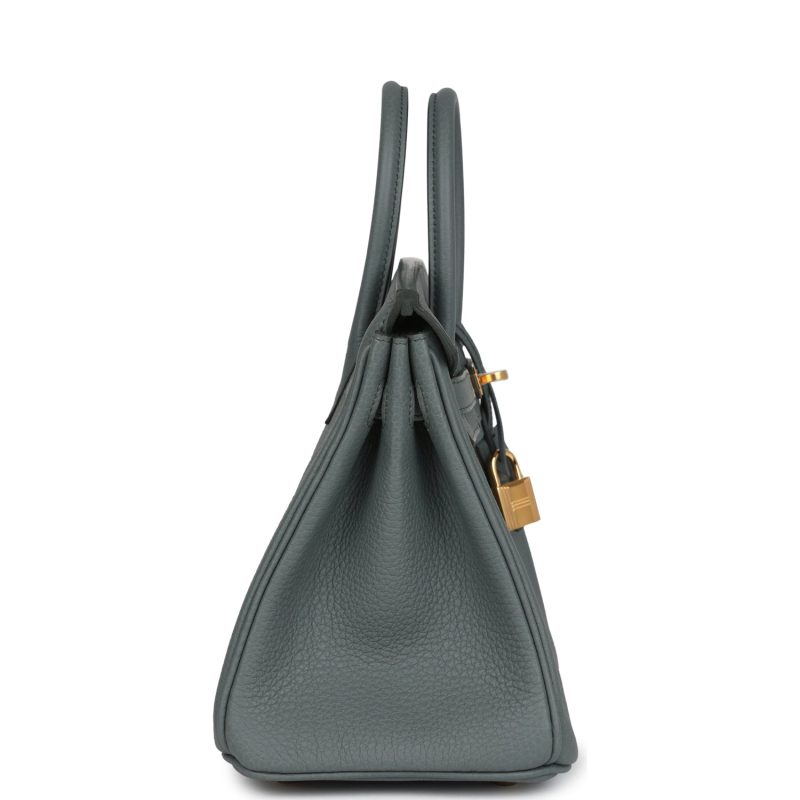 Hermes Birkin 25 Vert Amande Togo Gold Hardware - Image 3