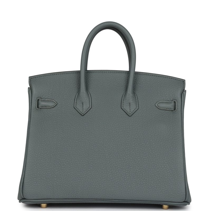 Hermes Birkin 25 Vert Amande Togo Gold Hardware - Image 4