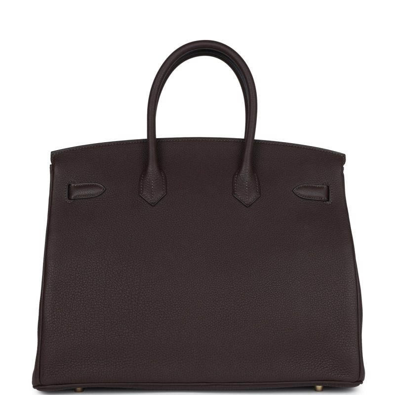 Hermes Birkin 35 Ecorce Togo Gold Hardware - Image 4