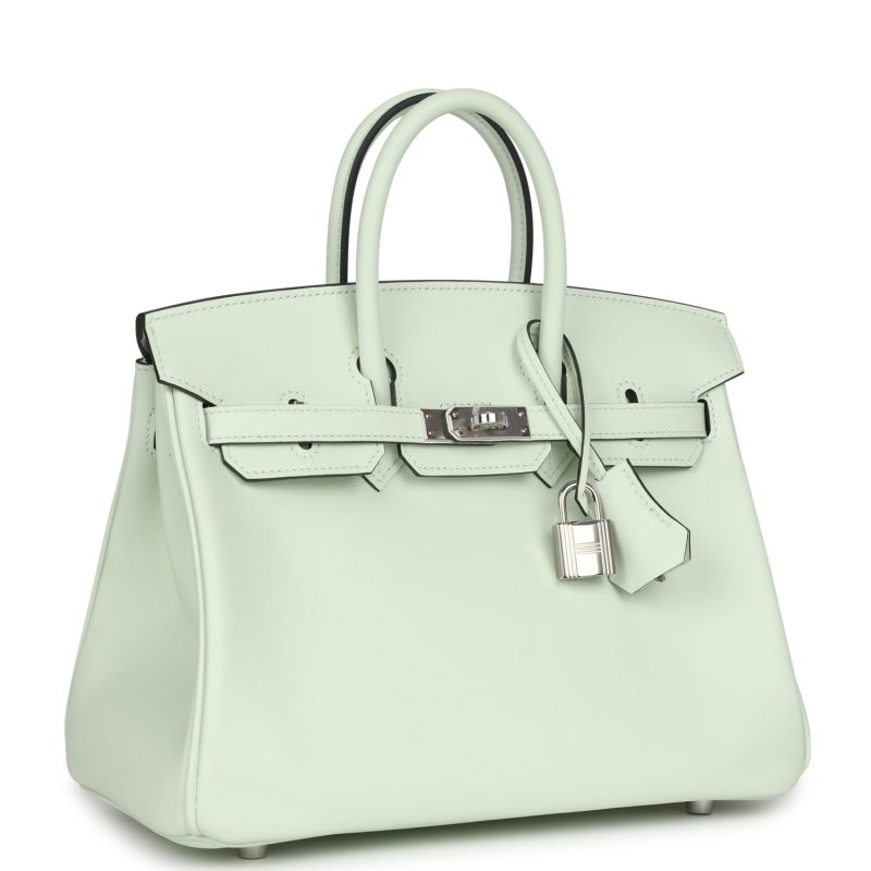 Hermes Birkin 25 Vert Fizz Swift Palladium Hardware - Image 2
