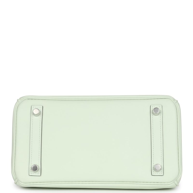 Hermes Birkin 25 Vert Fizz Swift Palladium Hardware - Image 5