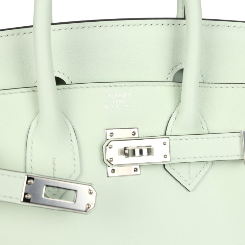 Hermes Birkin 25 Vert Fizz Swift Palladium Hardware - Image 6