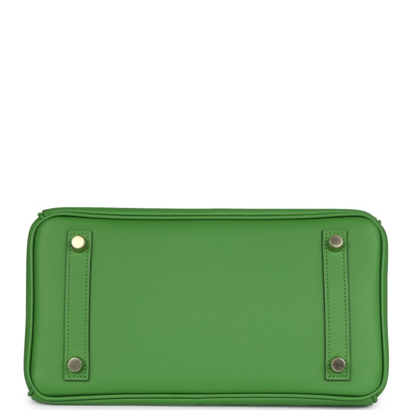 Hermes Birkin 25 Vert Yucca Swift Gold Hardware - Image 5